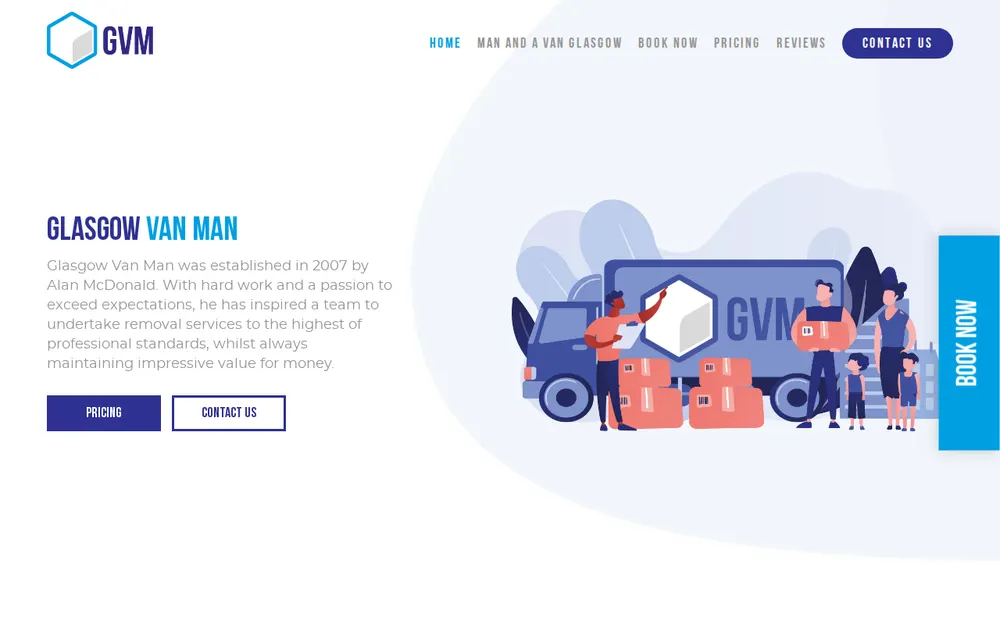 Glasgow VanMan homepage