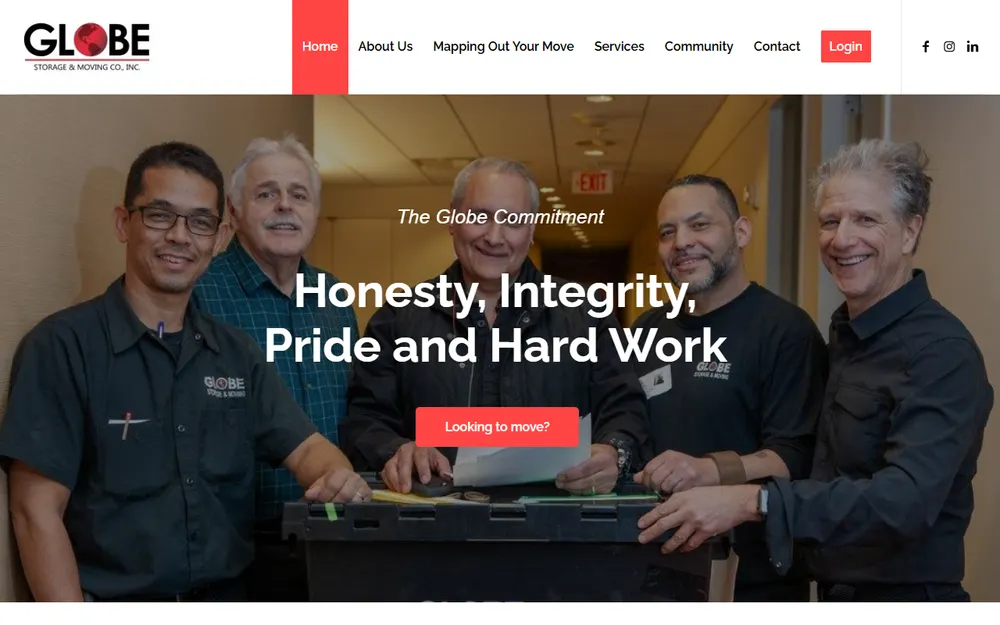 Globe Storage & Moving Co Inc homepage