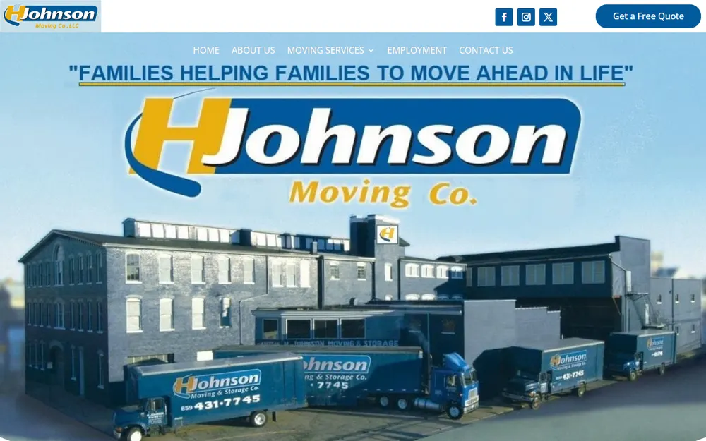 H. Johnson Moving Co. LLC homepage