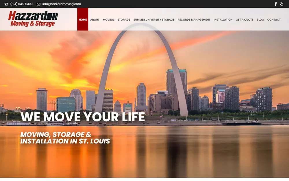 Hazzard Moving & Storage Company homepage