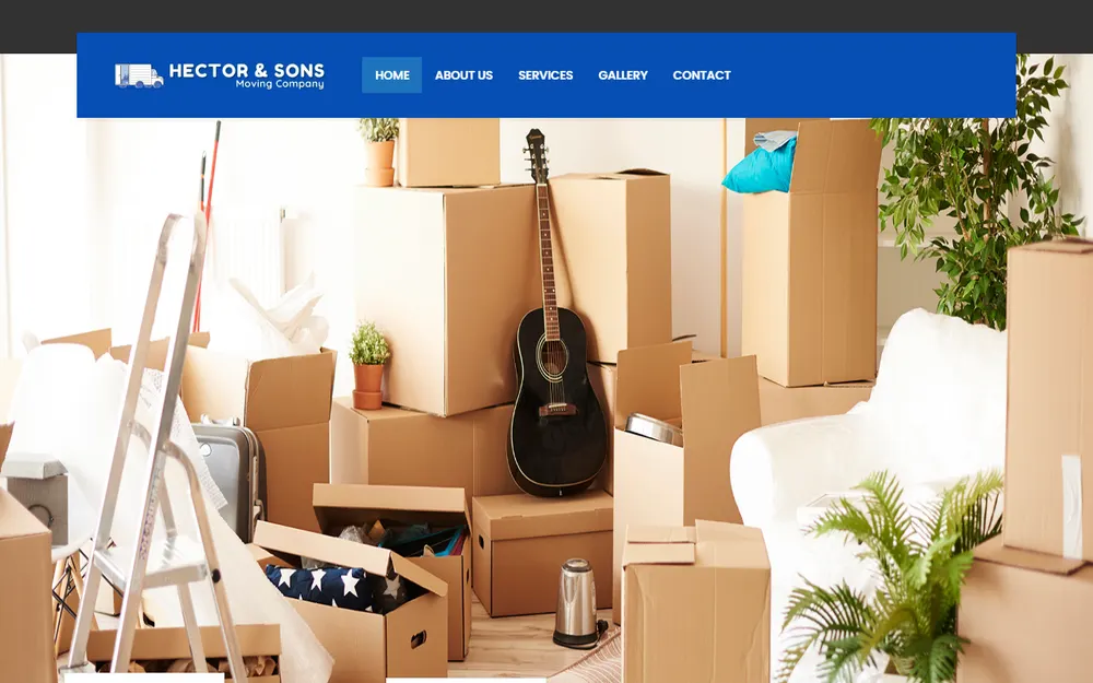 Hector & Sons Moving Co. homepage
