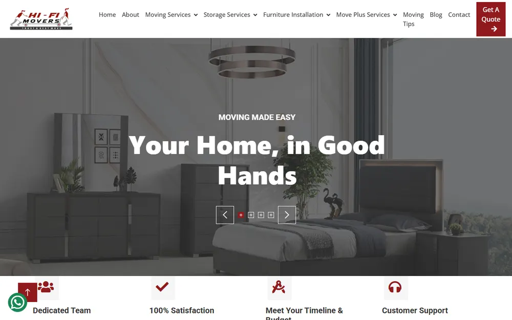 HI FI MOVERS LLC homepage