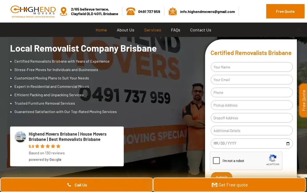 Highend Movers Brisbane | House Movers Brisbane | Best Removalists Brisbane homepage
