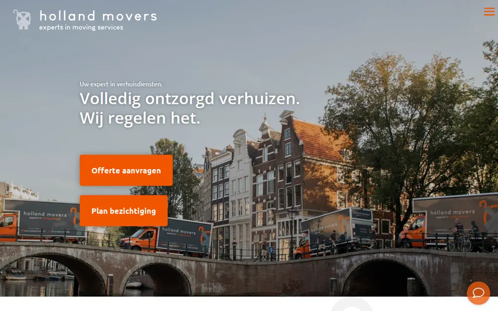 Holland Movers homepage