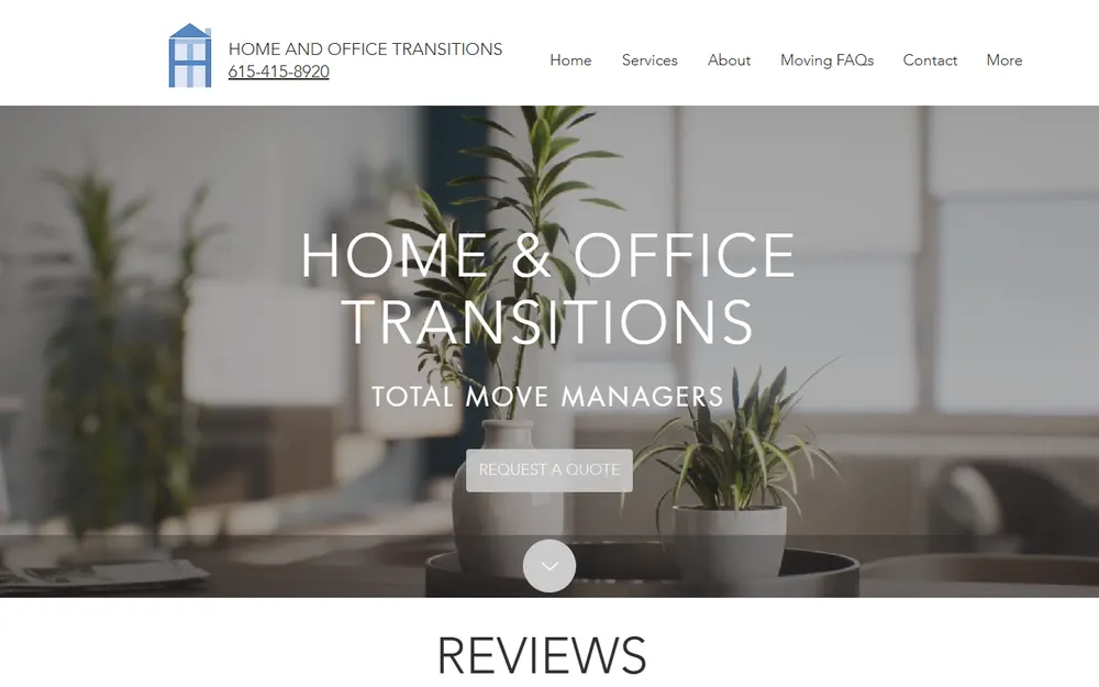 Home and Office Transitions homepage