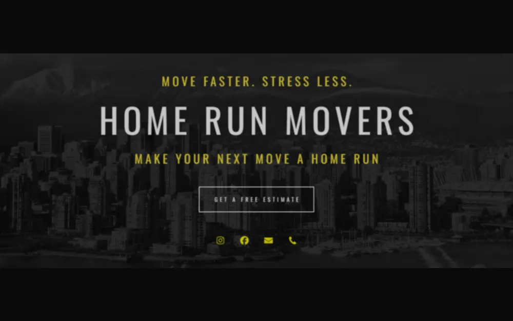 Home Run Movers homepage