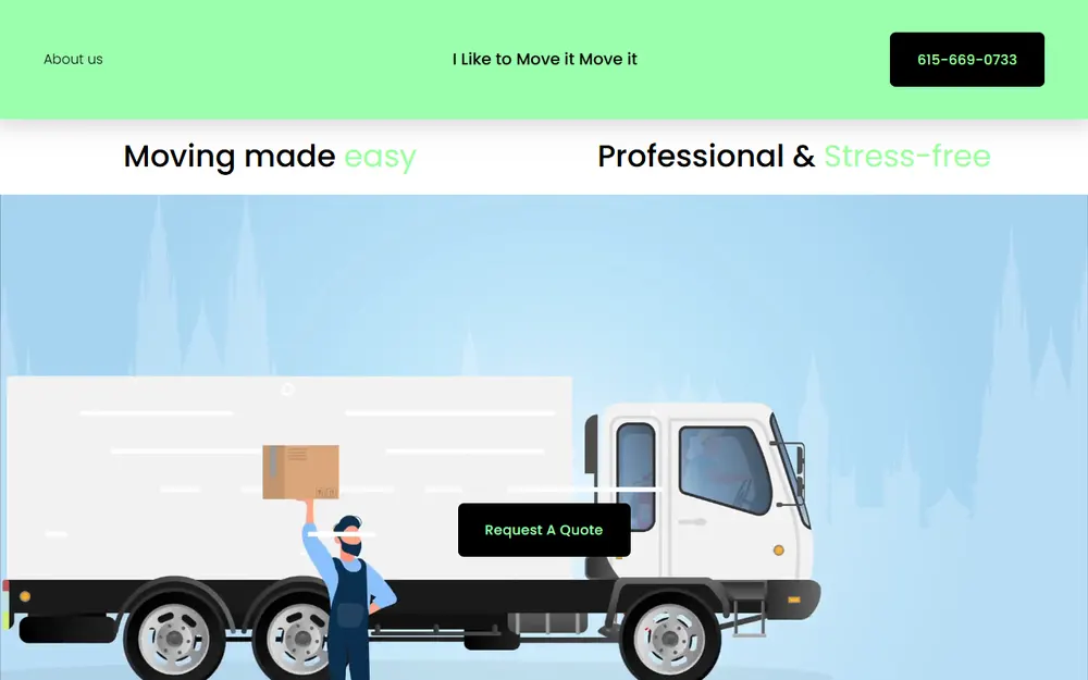 I Like to Move it Move it homepage