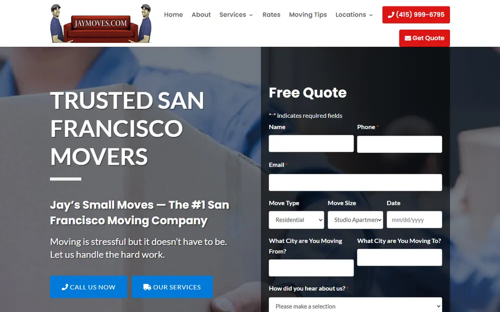 Jay's Small Moves homepage