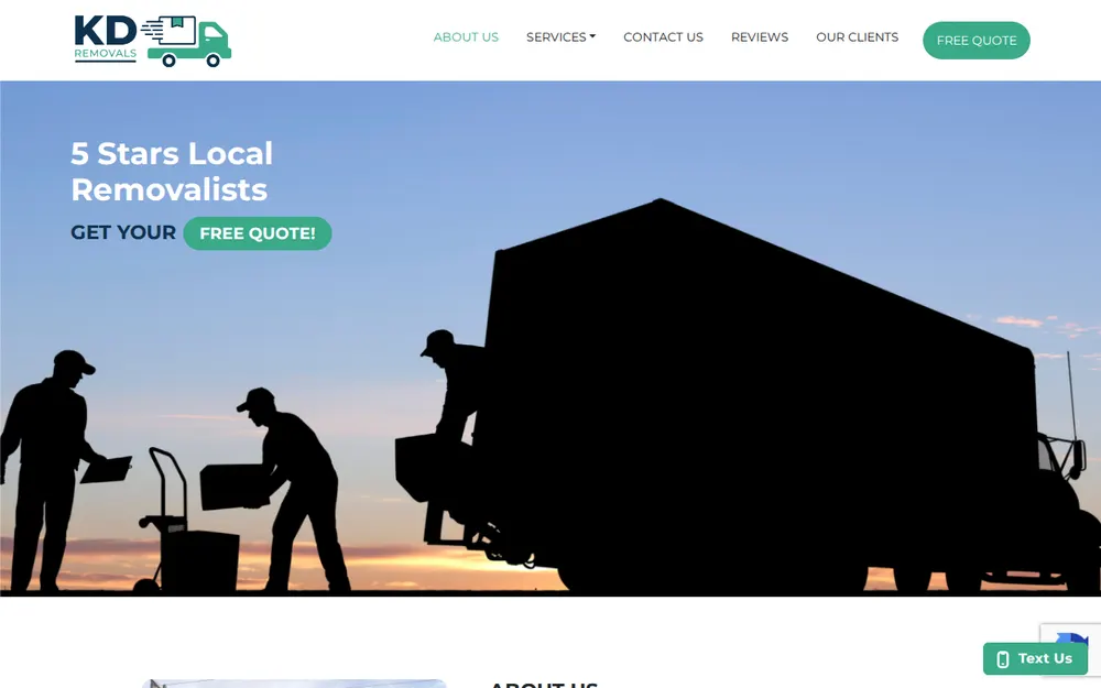 KD Removals Perth Pty Ltd homepage