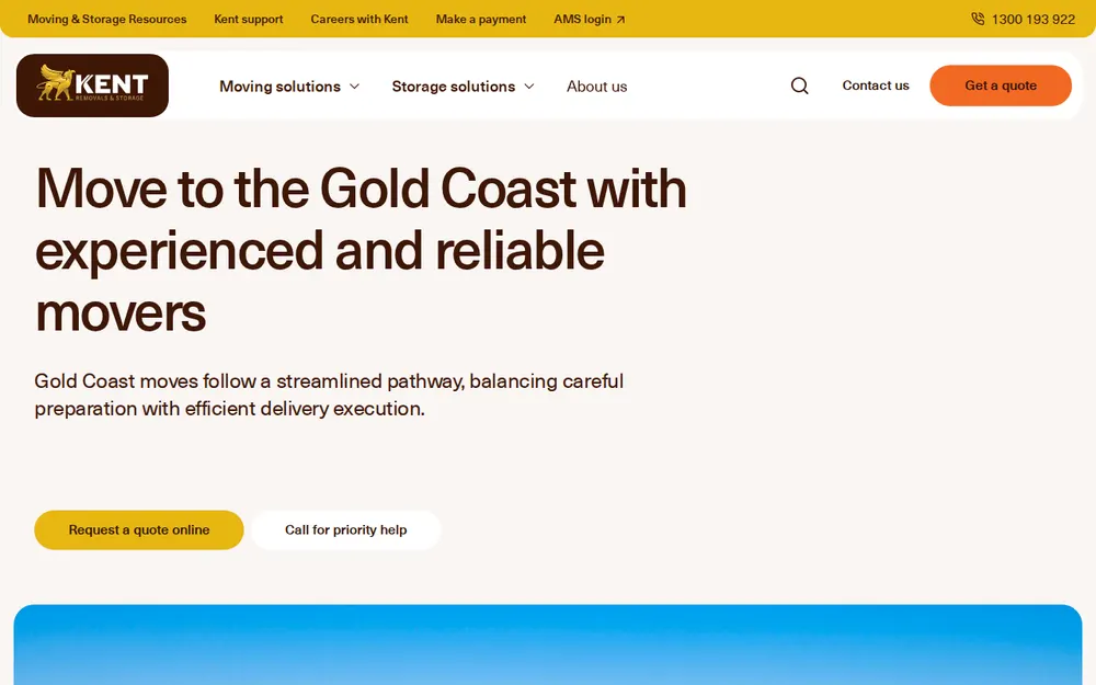 Kent Removals & Storage - Gold Coast homepage