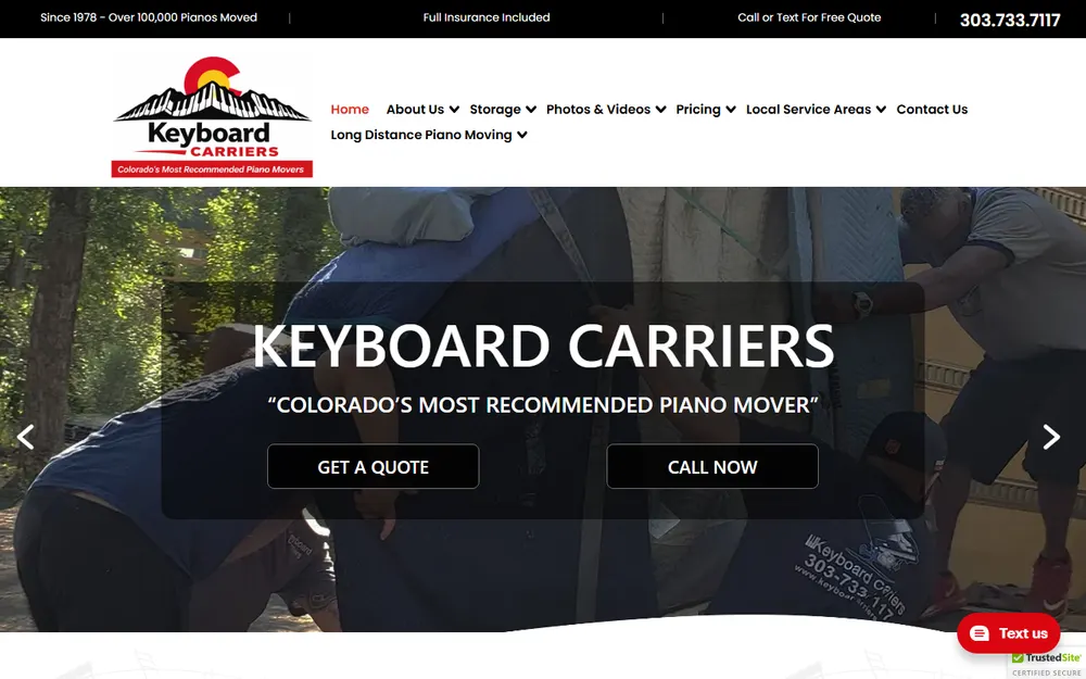 Keyboard Carriers homepage