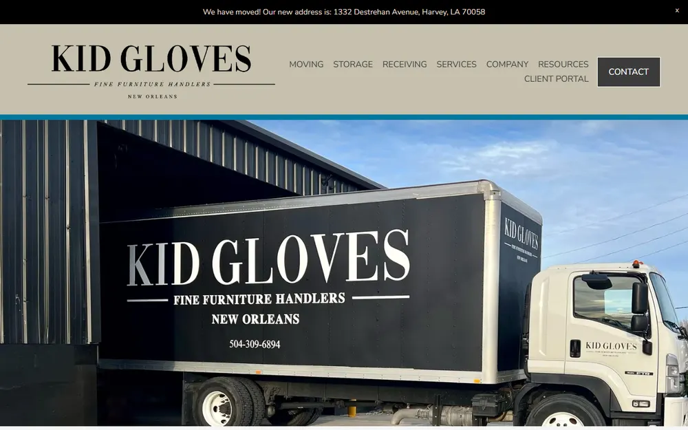 Kid Gloves, Inc. homepage