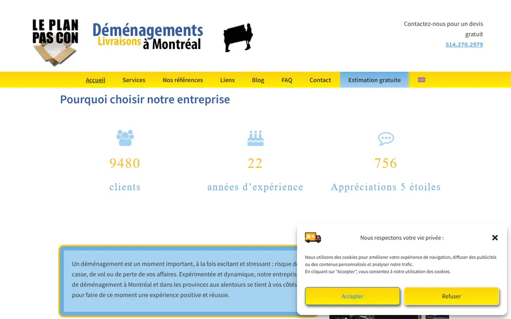 Le Plan Pas Con homepage