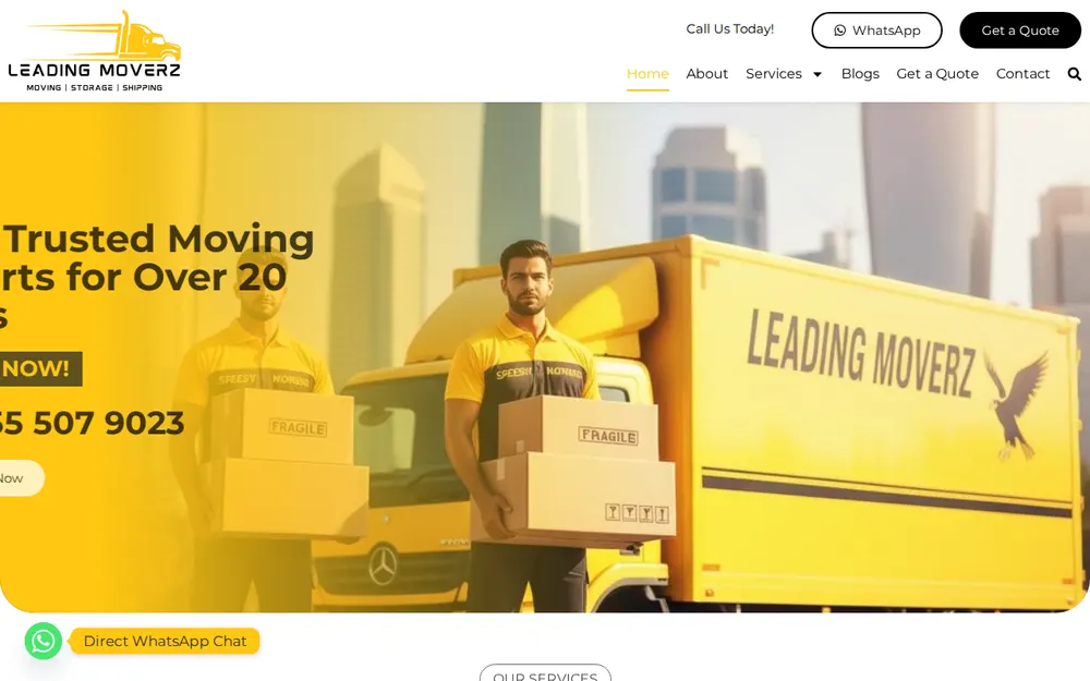 Leading Movers and Packers L.L.C homepage
