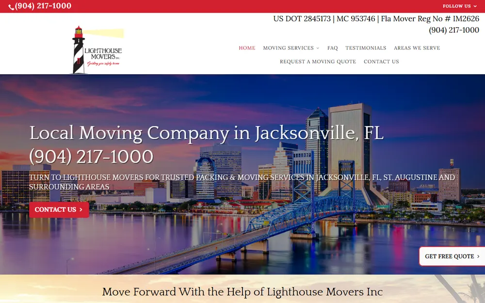Lighthouse Movers Inc homepage