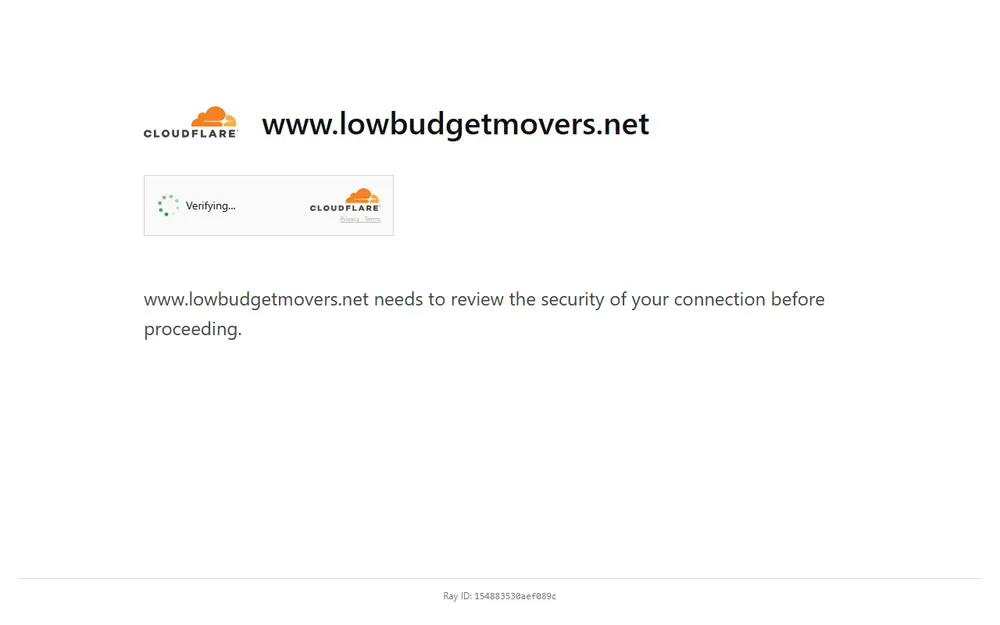 Low Budget Movers homepage