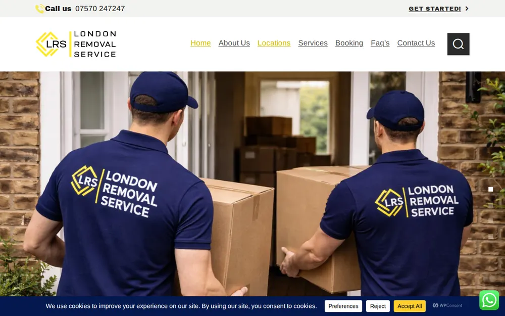 LRS - London Removal Service homepage