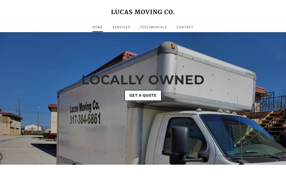 Lucas Moving Co. homepage