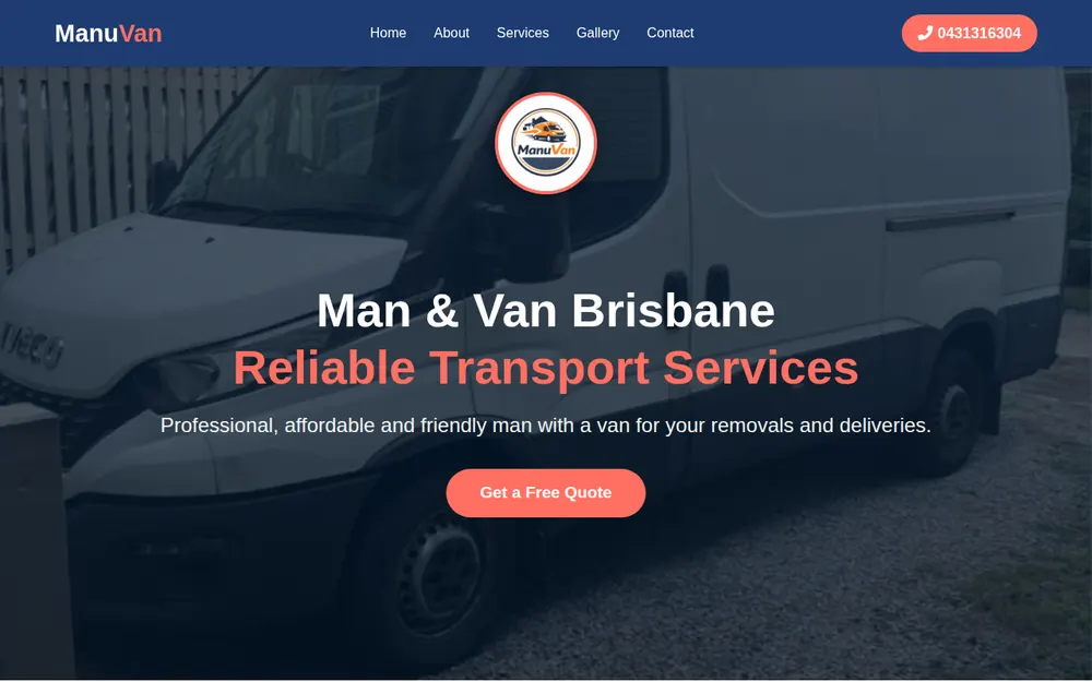 Man with a Van Brisbane | Removalist & Furniture Delivery – ManuVan homepage