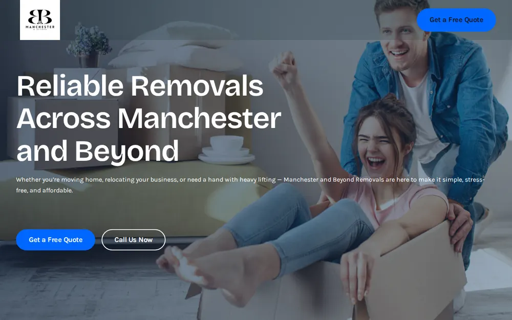 Manchester & Beyond Removals homepage