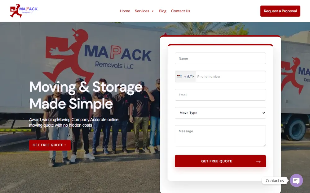 Map Pack Removals LLC homepage