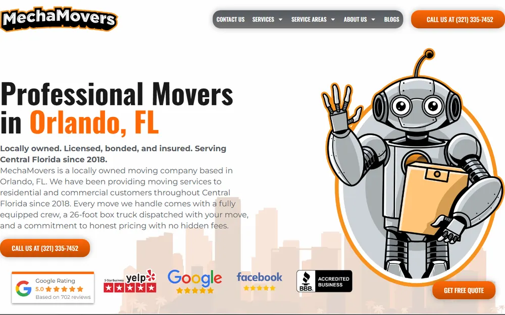 MechaMovers homepage
