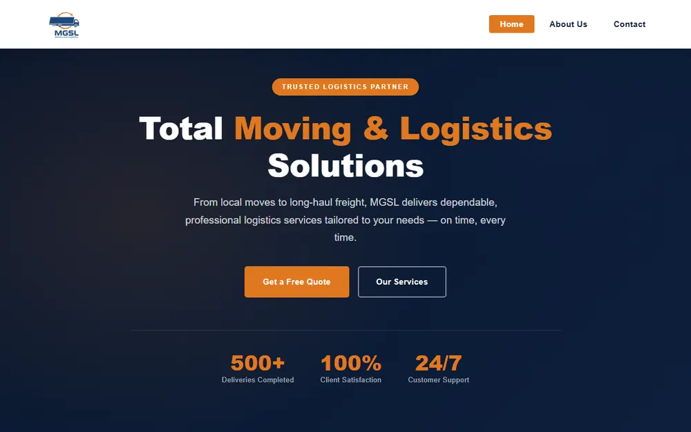 MGSLMacjireh Movers/Logistics Winnipeg homepage