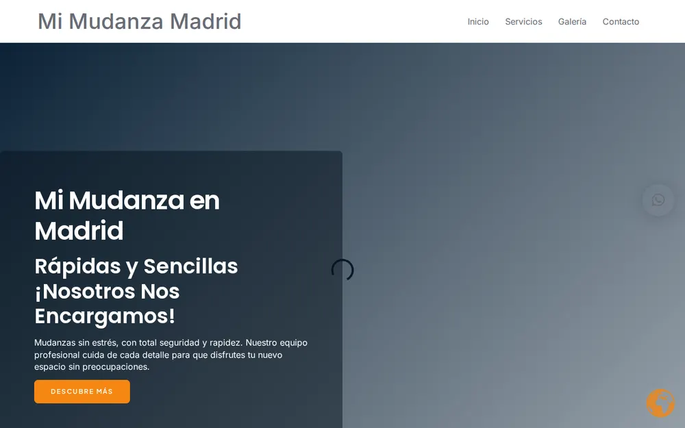 Mi mudanza Madrid homepage
