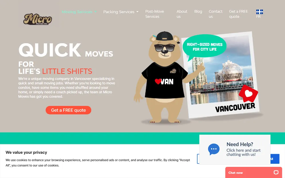 Micro Moves Inc. homepage