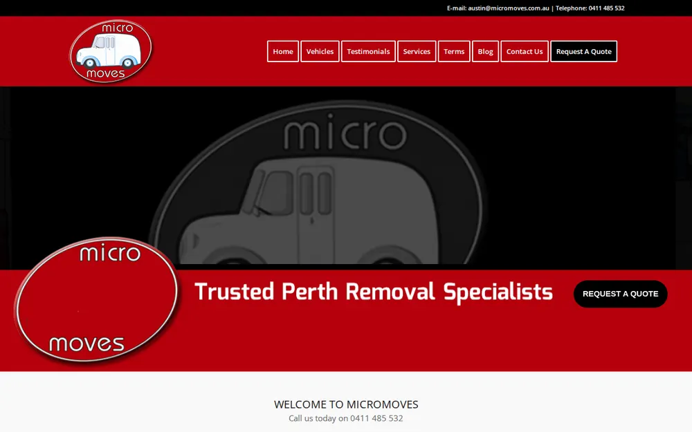 Micro Moves homepage