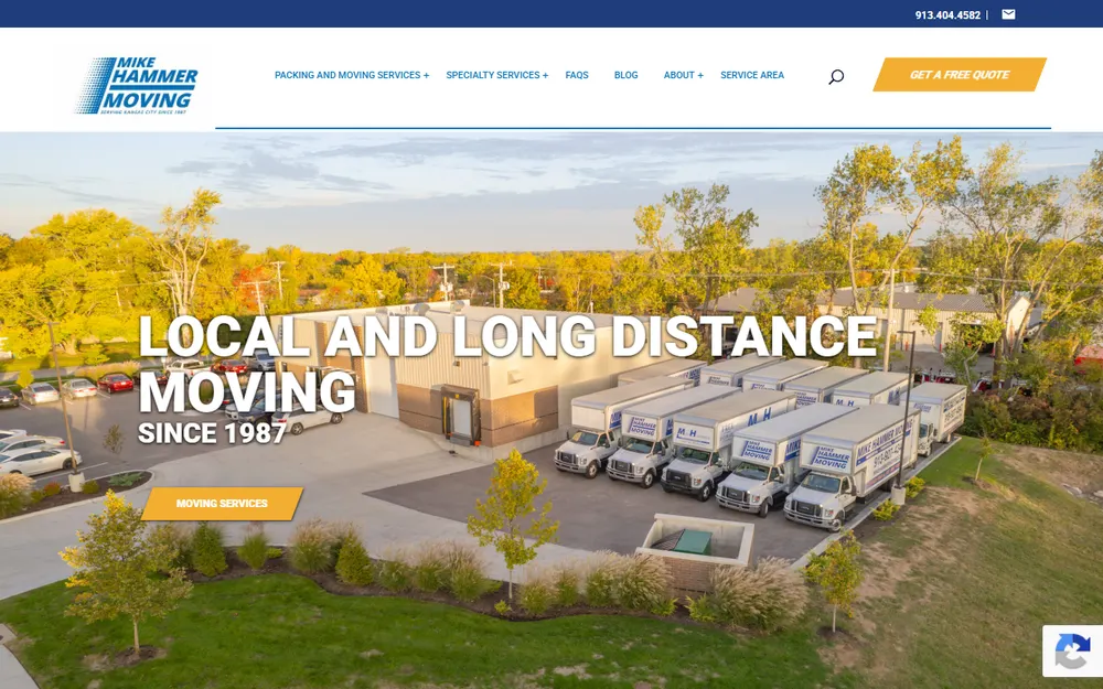 Mike Hammer Moving homepage