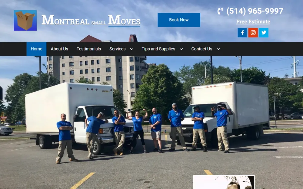 Montreal Small Moves homepage