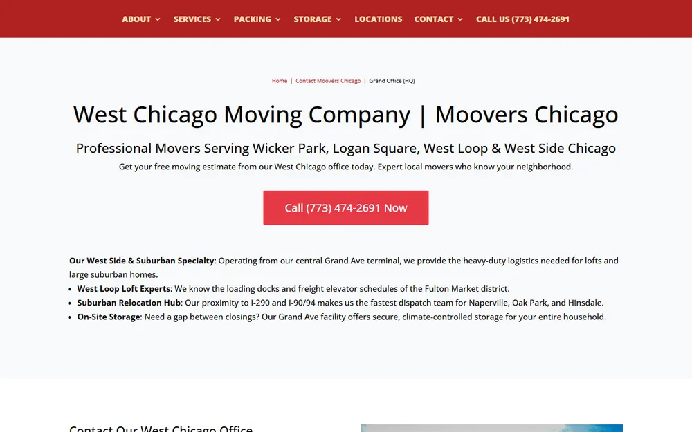 MOOvers Chicago Inc homepage