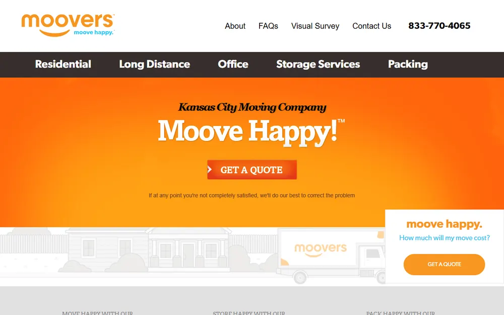 Moovers of KC North - Moving and Storage homepage