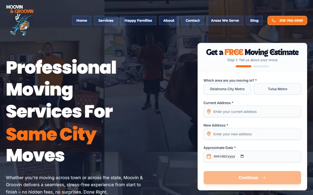 Moovin & Groovin homepage