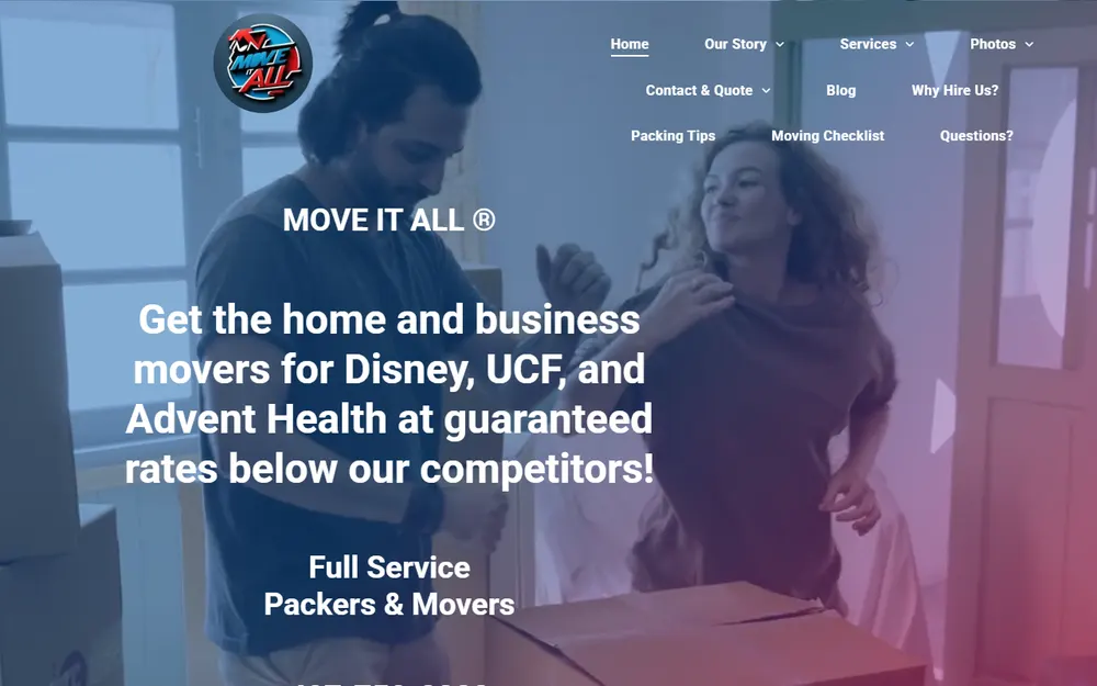 MOVE IT ALL homepage