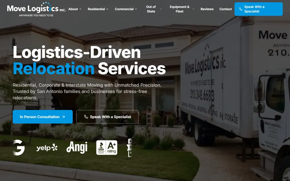 Move Logistics Inc. homepage