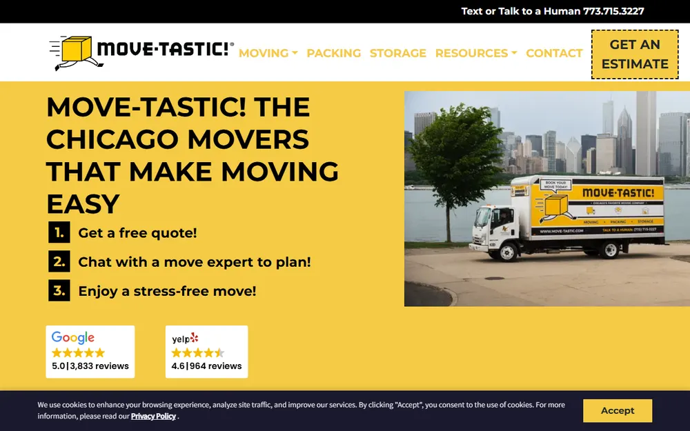 Move-tastic! homepage