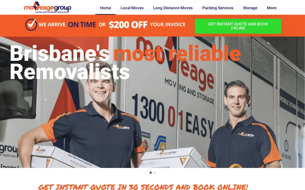 Moveage Group homepage