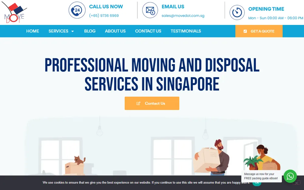 MoveDot homepage