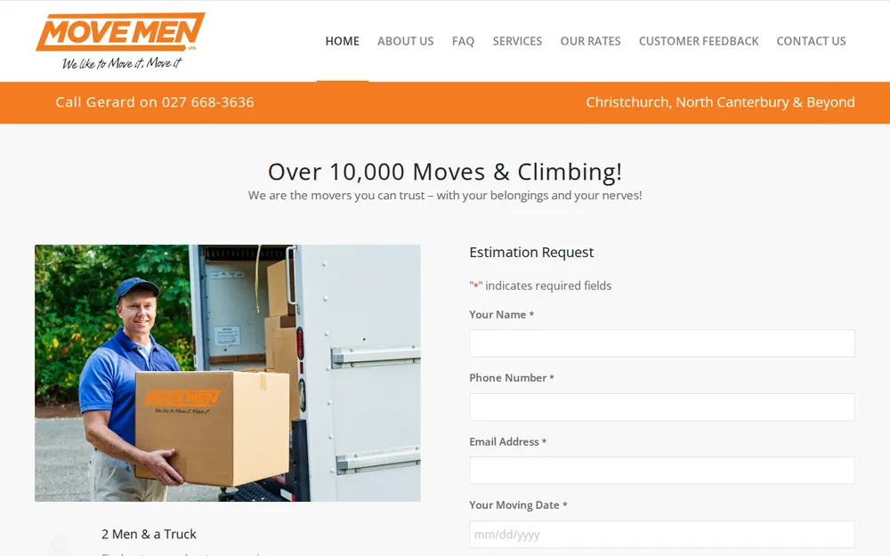 Movemen Limited homepage