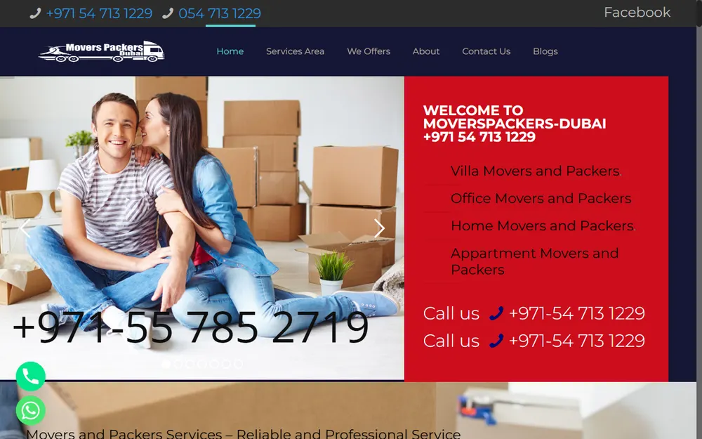 Movers And Packers In Dubai JVC homepage