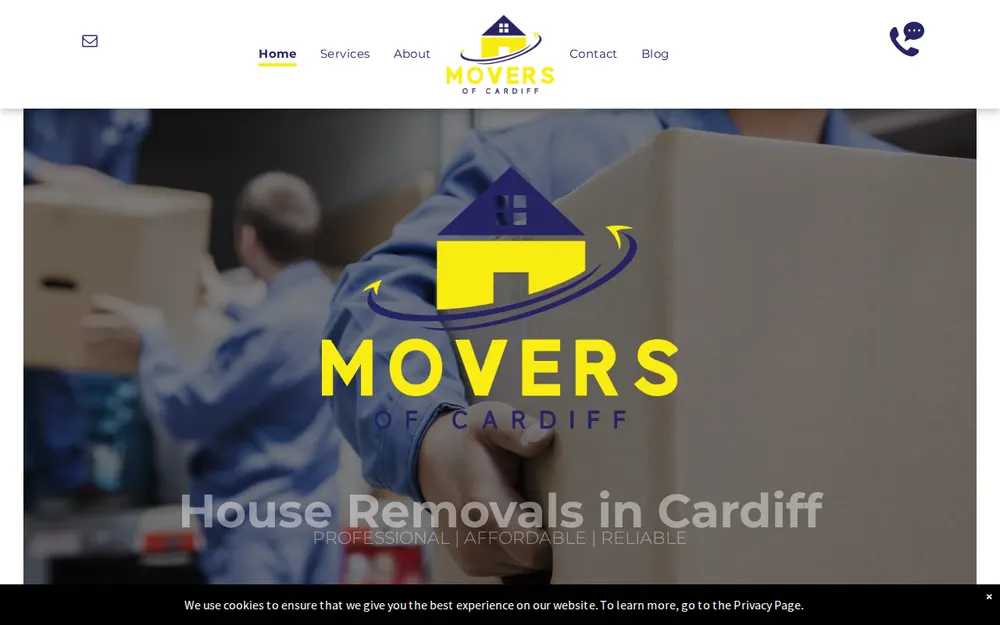 Movers Of Cardiff homepage
