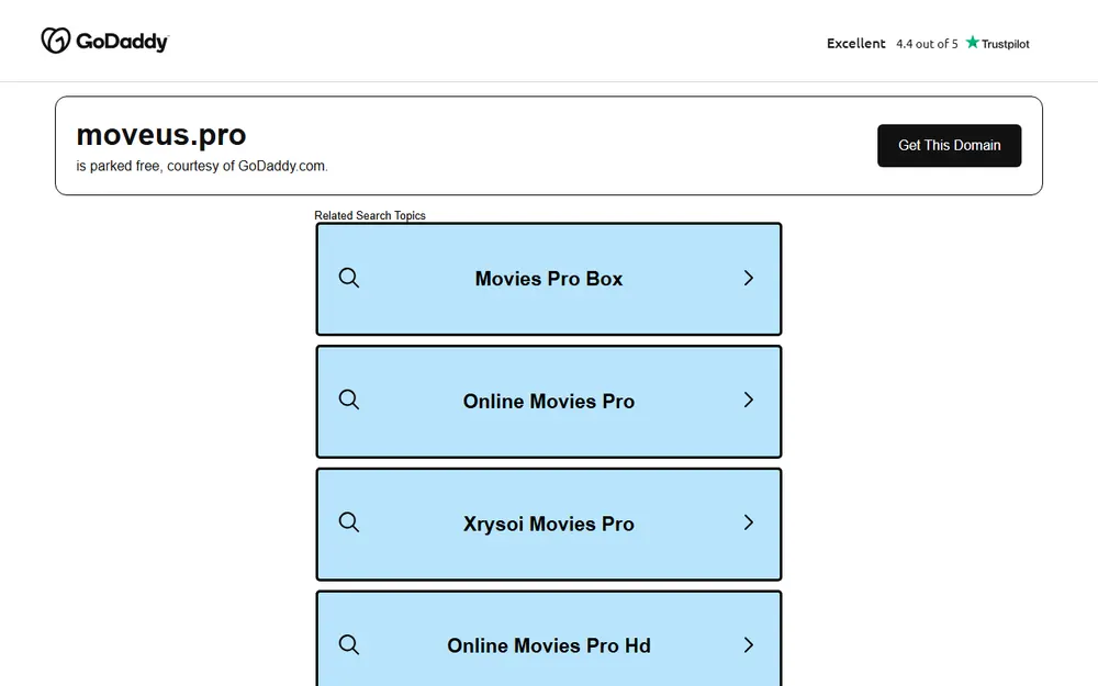 MoveUS homepage