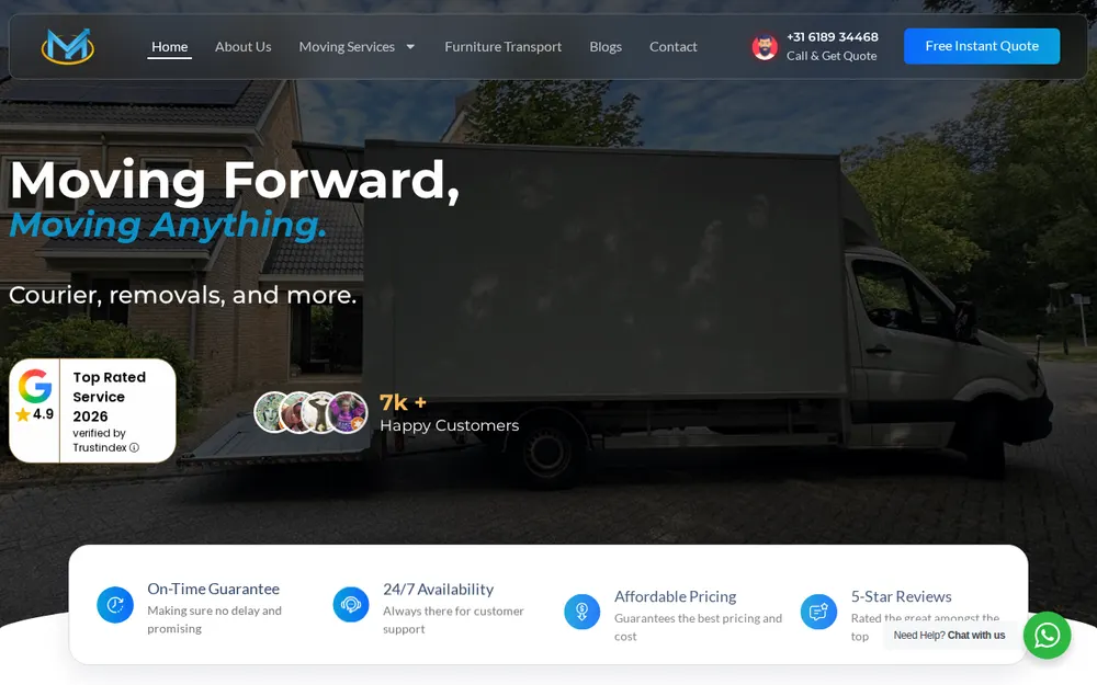 Moving Forward Day | Verhuisservice Amsterdam | Verhuisbedrijf | Meubelvervoer homepage
