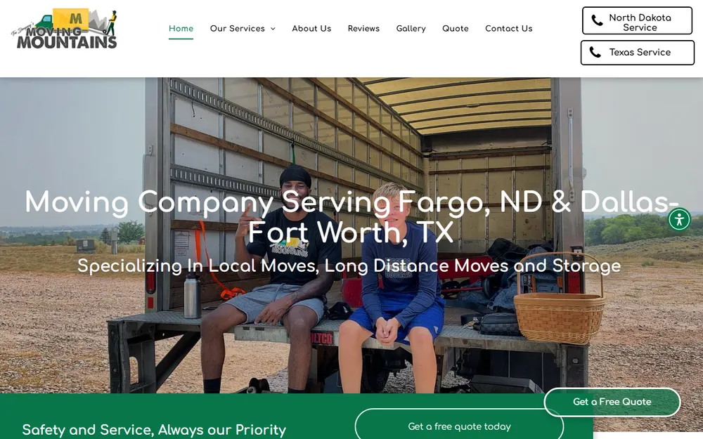 Moving Mountains Texas LLC homepage