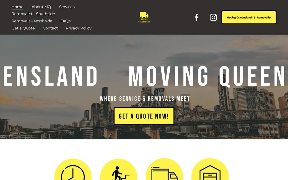 Moving Queensland homepage