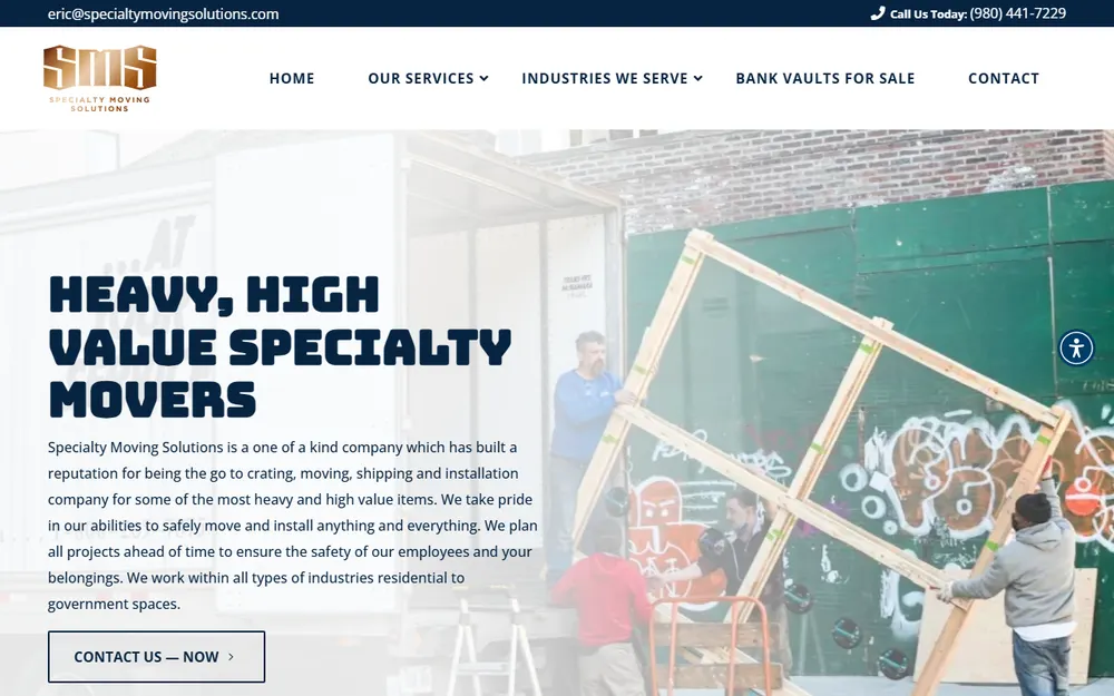 Moving Simplified homepage