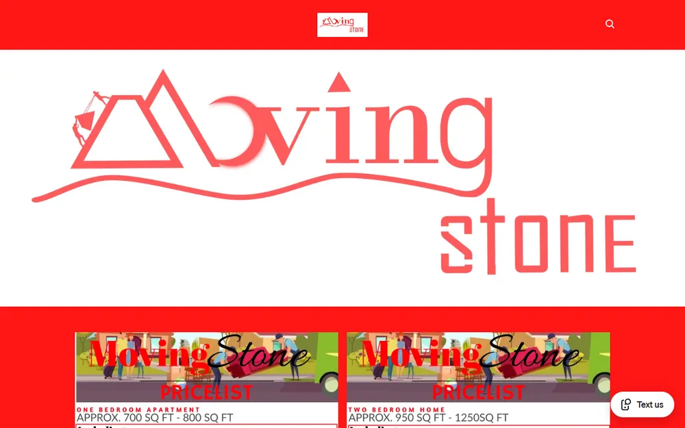 MovingStone homepage