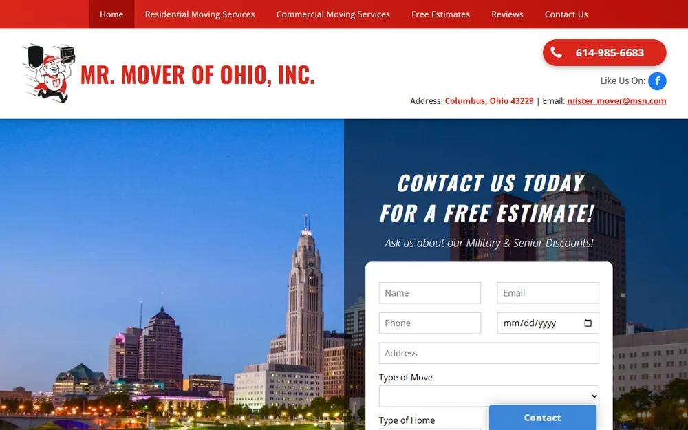 Mr. Mover homepage